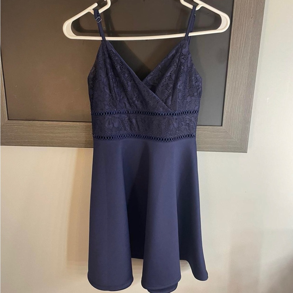 francesca’s navy dress